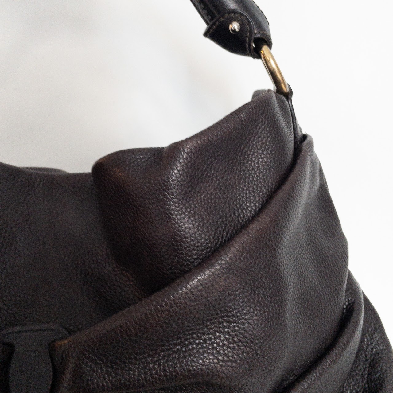 Salvatore Ferragamo Leather Hobo Bag