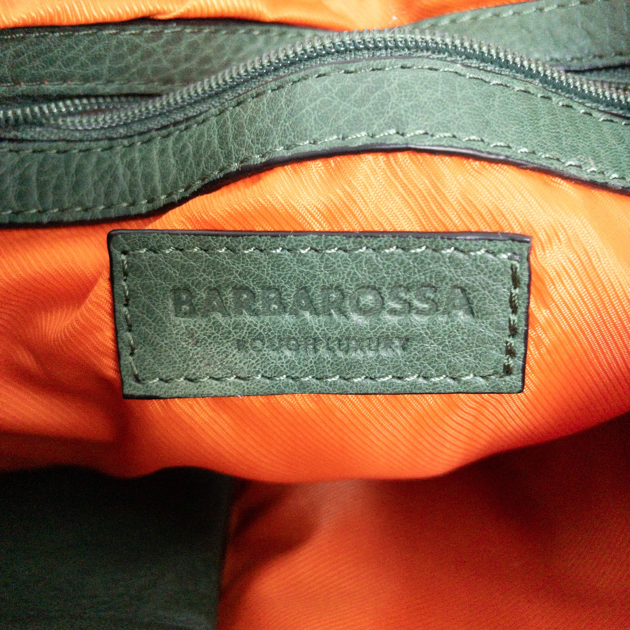 Barbarossa Green Suede Crossbody