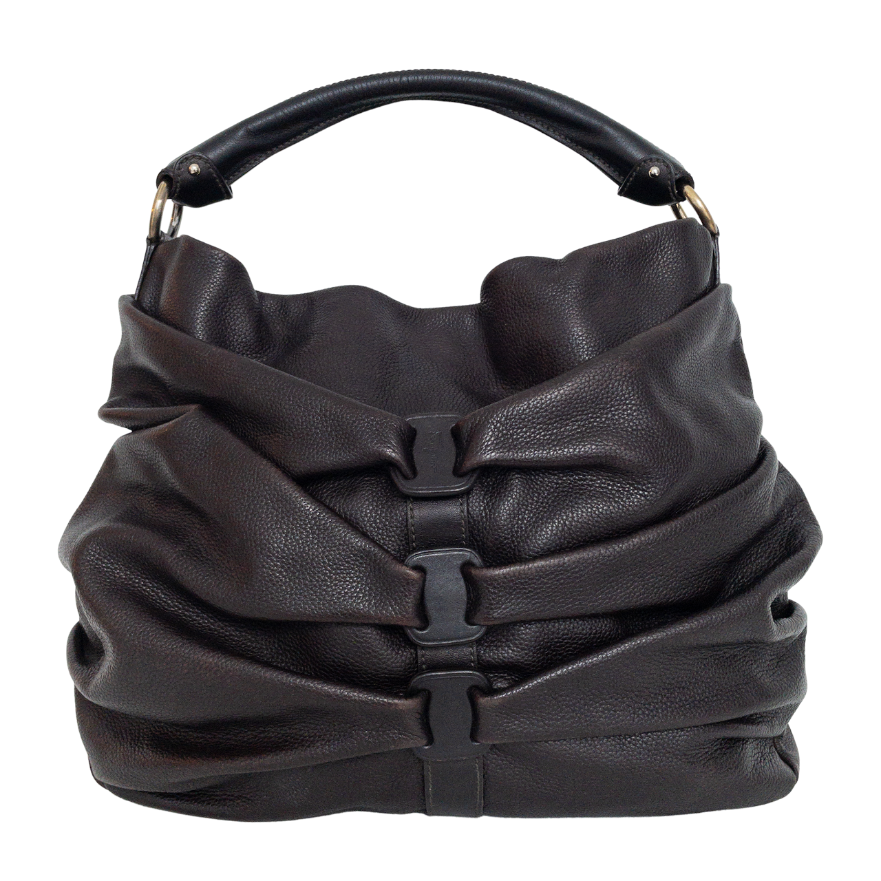 Salvatore Ferragamo Leather Hobo Bag