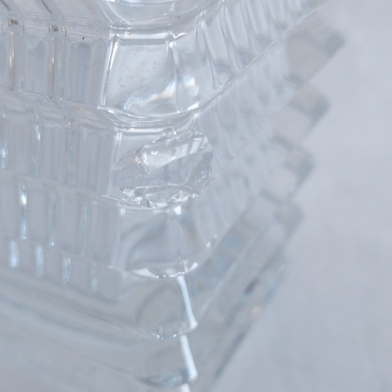 Baccarat Faceted Crystal Vase