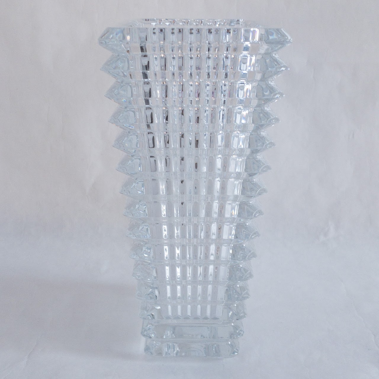 Baccarat Faceted Crystal Vase