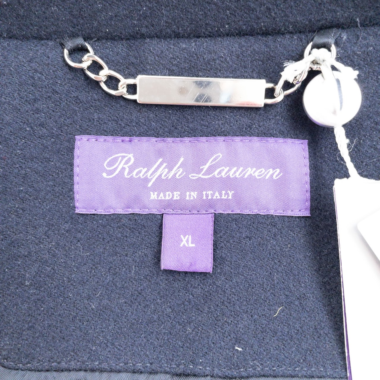 Ralph Lauren Purple Label NEW Navy Cashmere Pea Coat