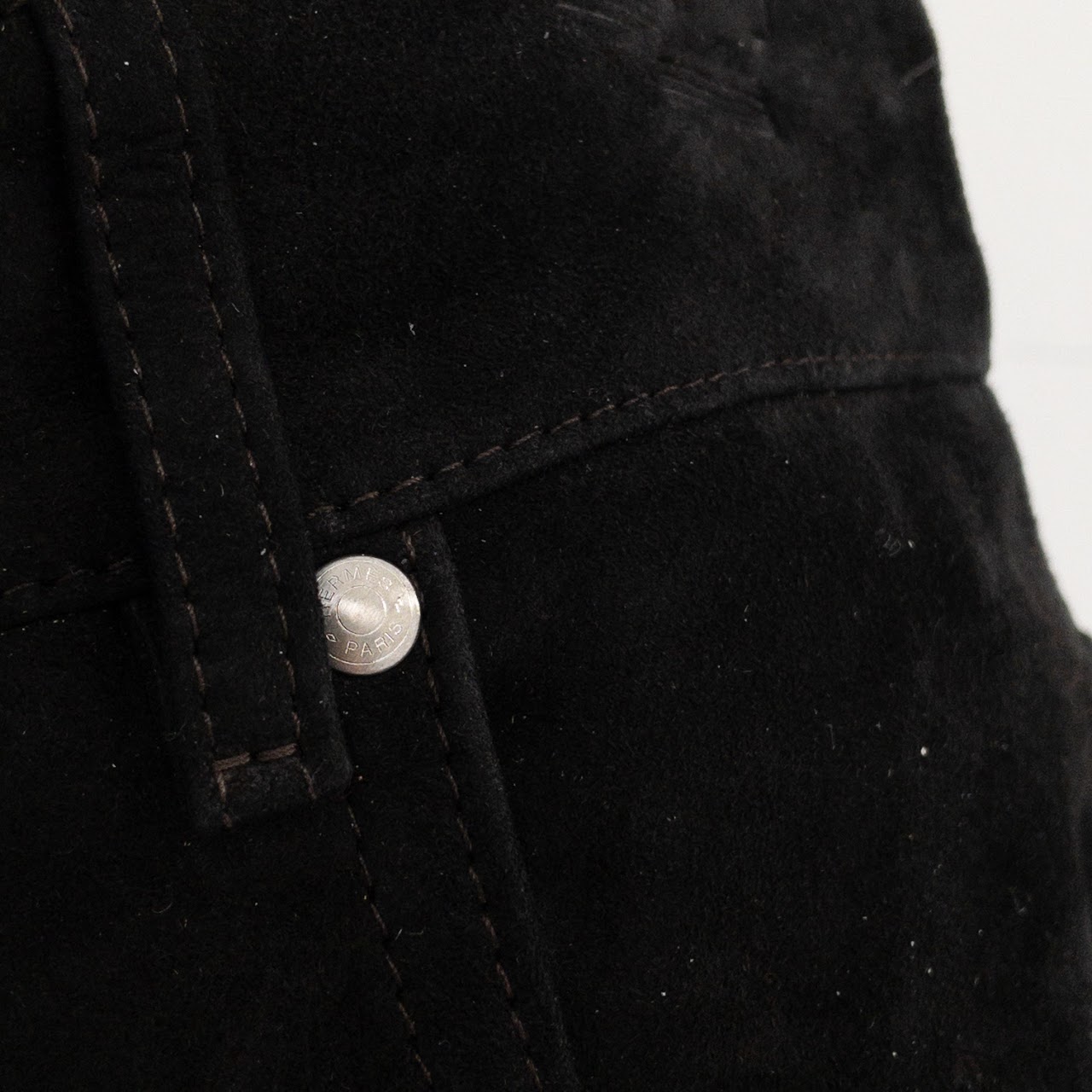 Hermès Suede 5-Pocket Pants