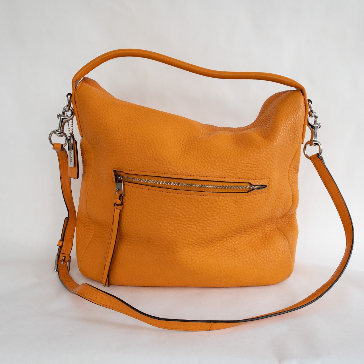 Coach Neon Orange Shoulder Bag