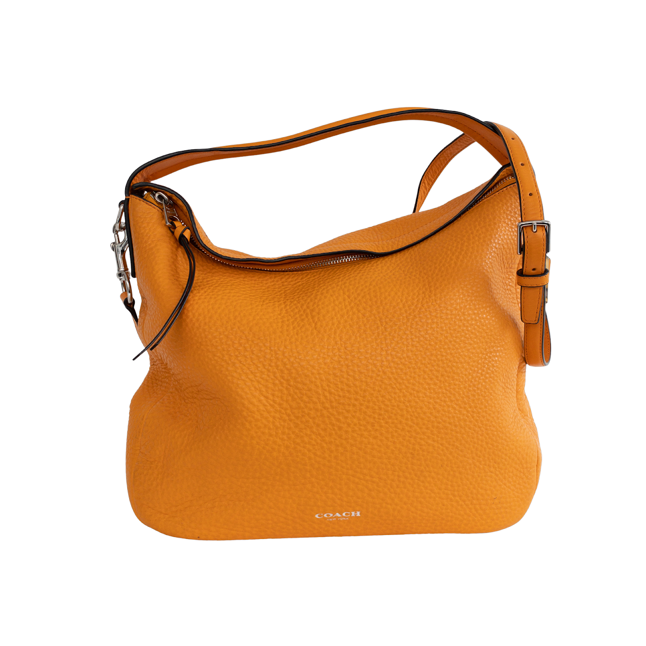 Coach Neon Orange Shoulder Bag