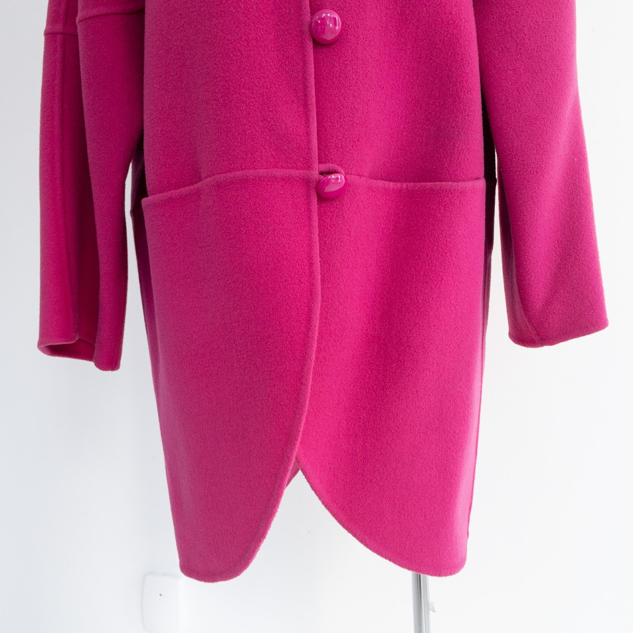 Balenciaga Vintage Pink Wool Coat