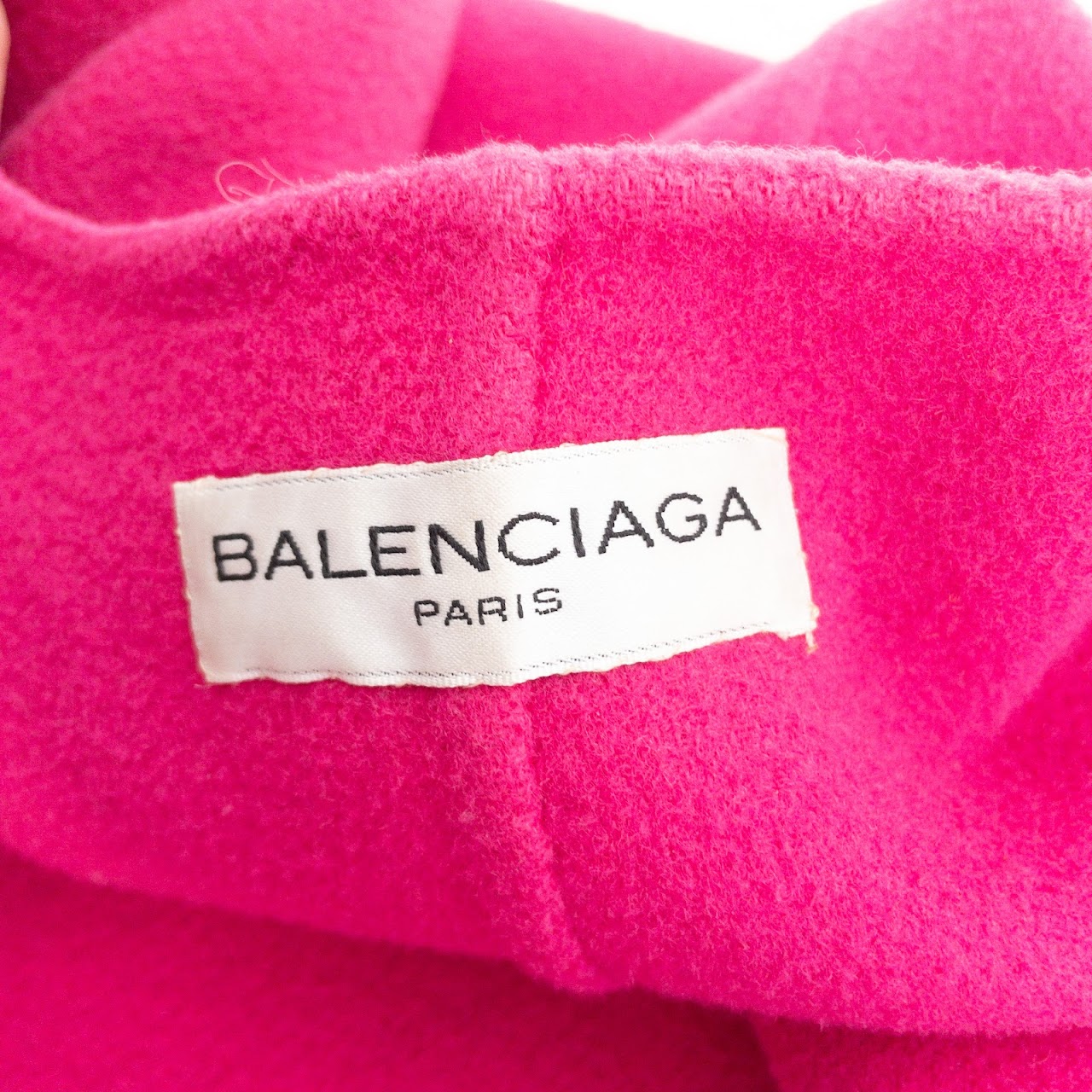 Balenciaga Vintage Pink Wool Coat