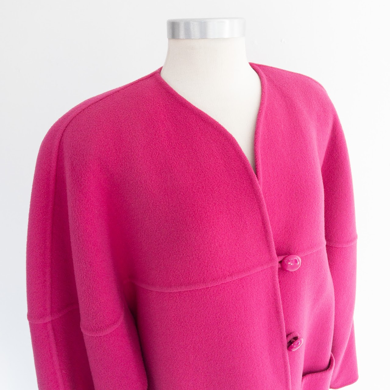 Balenciaga Vintage Pink Wool Coat