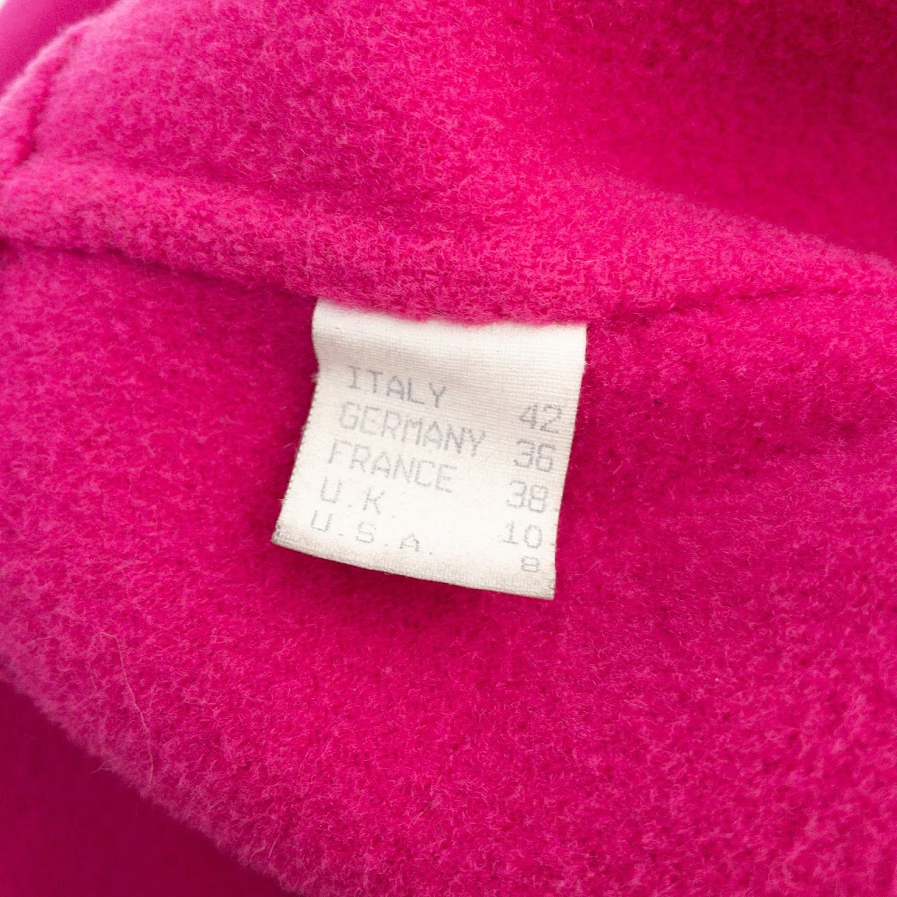 Balenciaga Vintage Pink Wool Coat