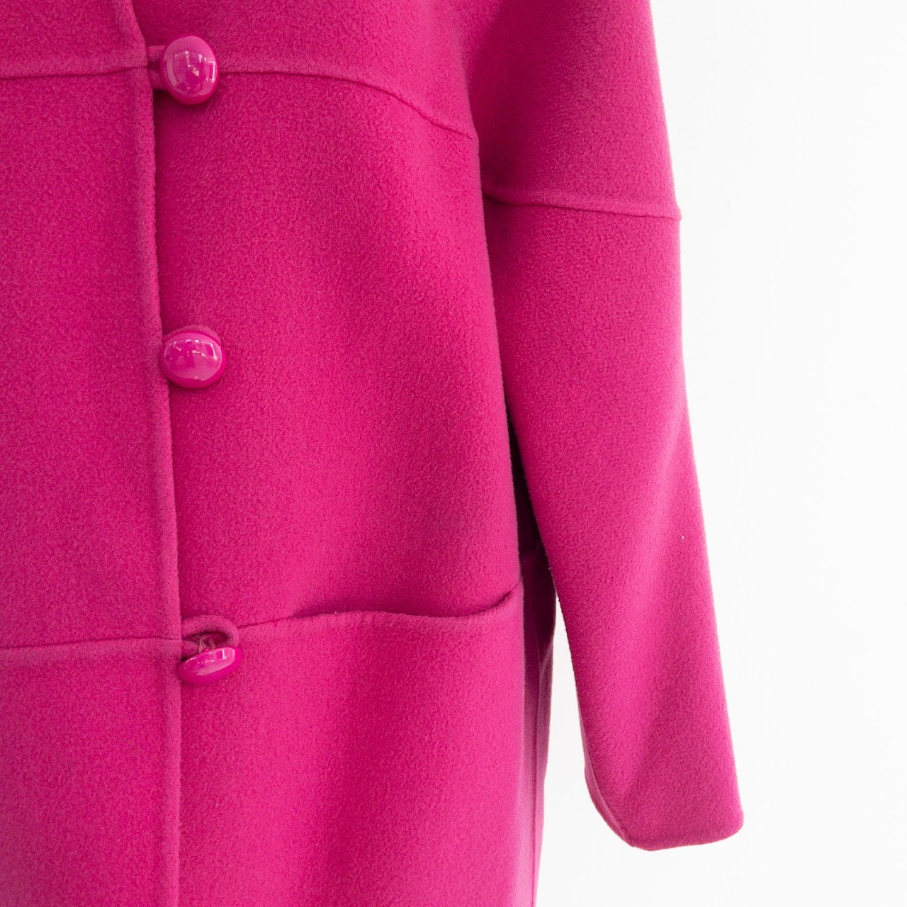 Balenciaga Vintage Pink Wool Coat