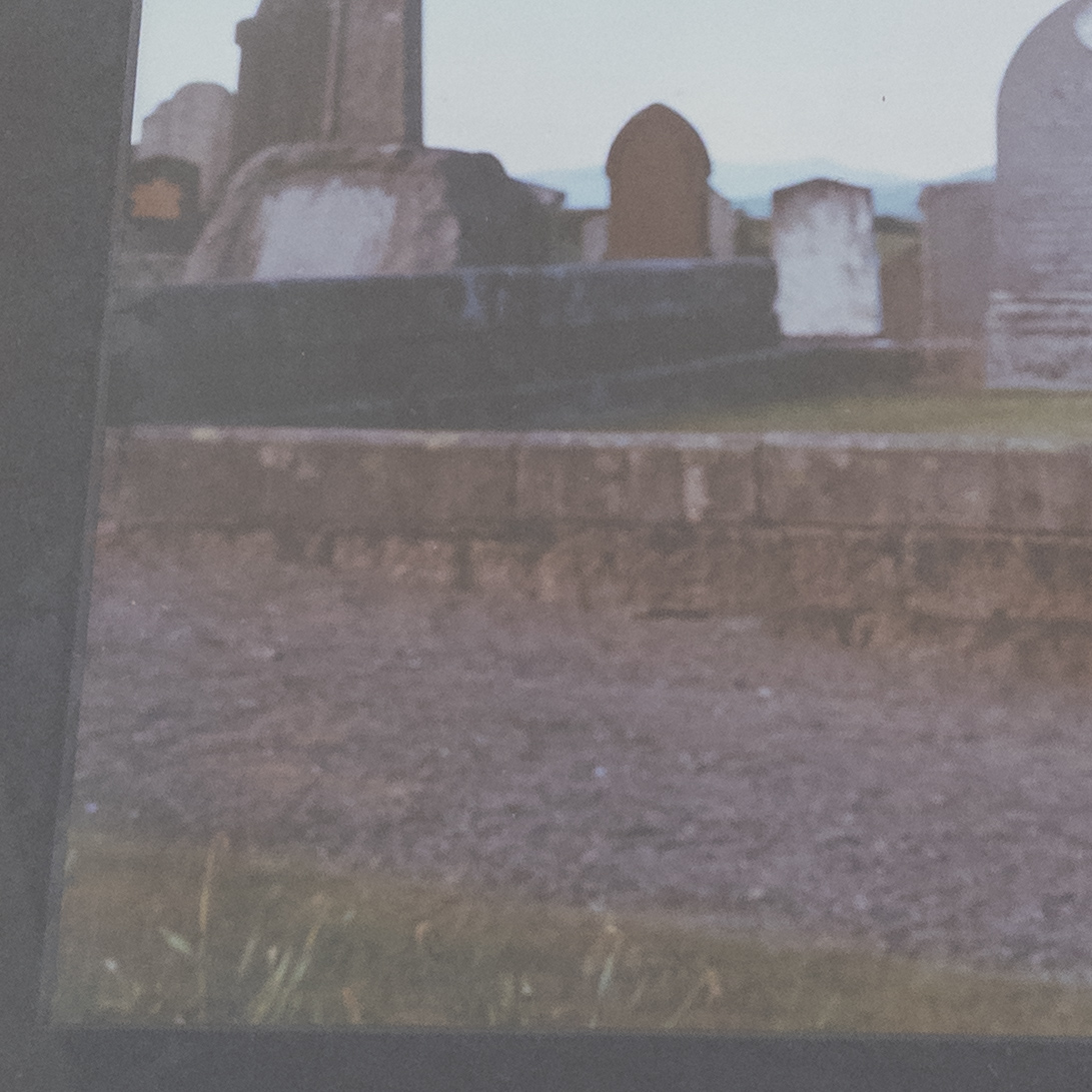 Cemetary Scene Photograph