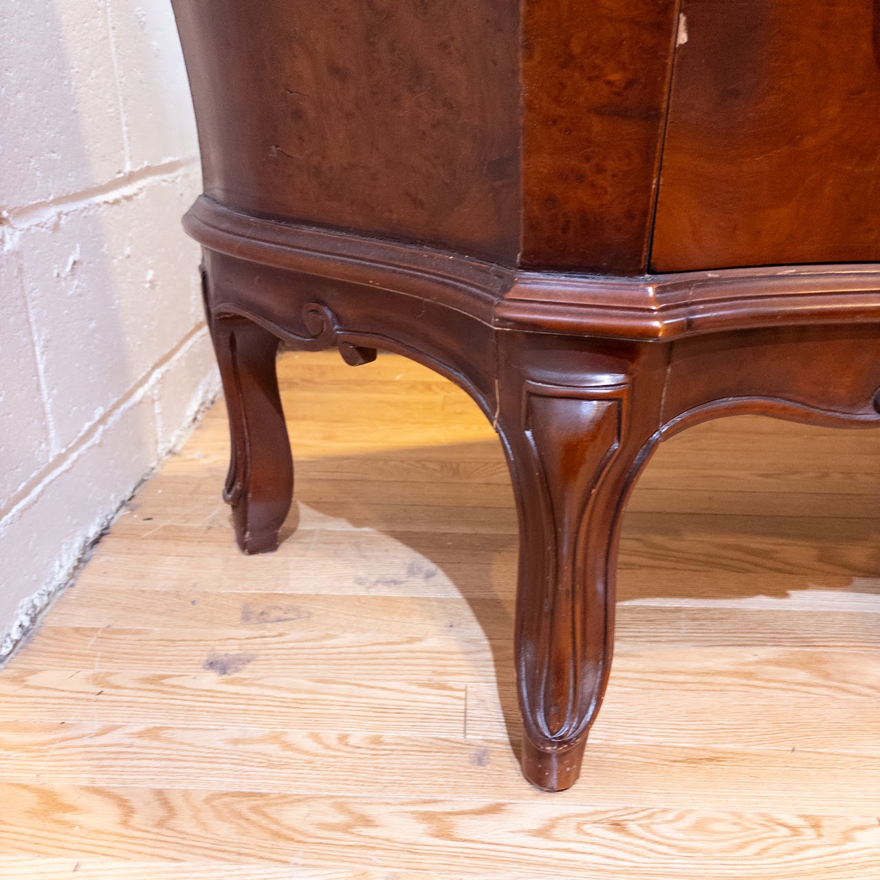 Marble Top Bombé Chest