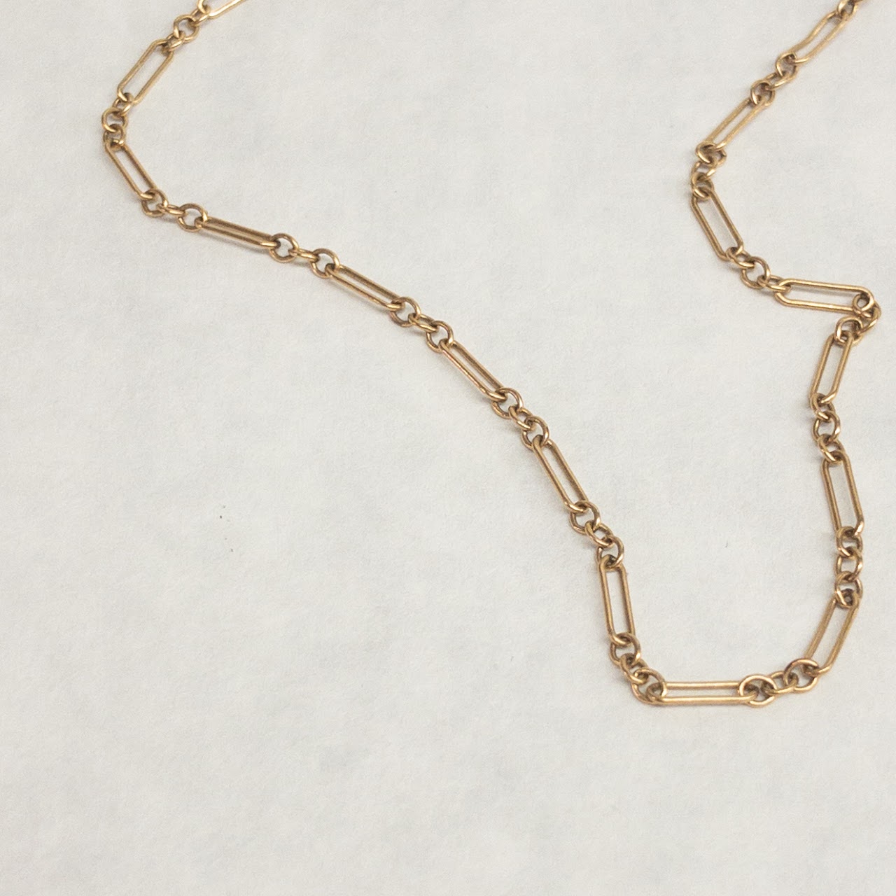 14K Figaro Chain Bracelet