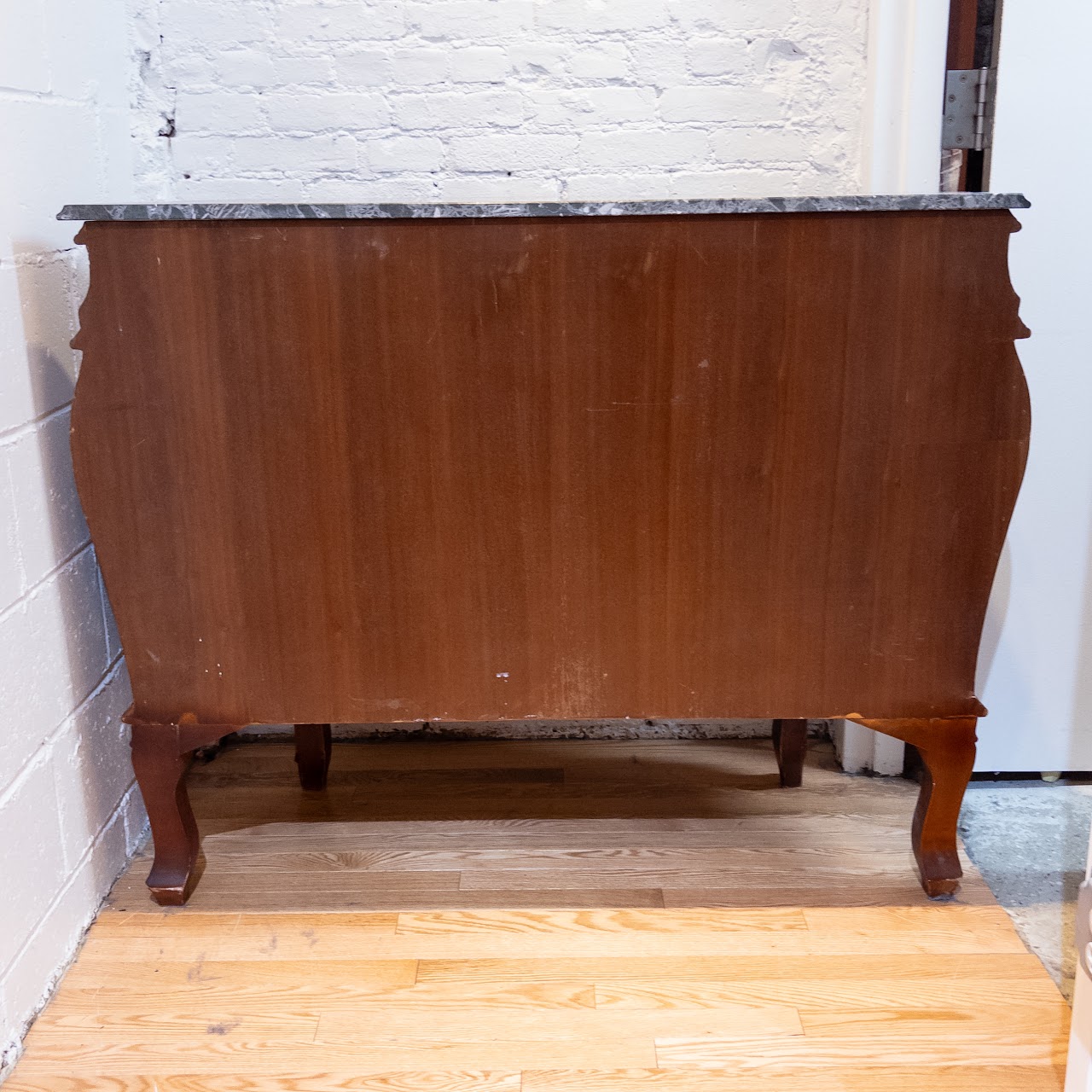 Marble Top Bombé Chest