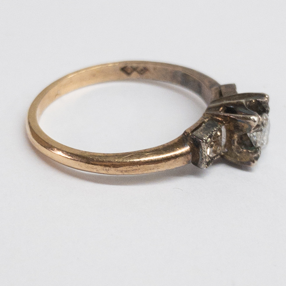 14K Gold Diamond Ring