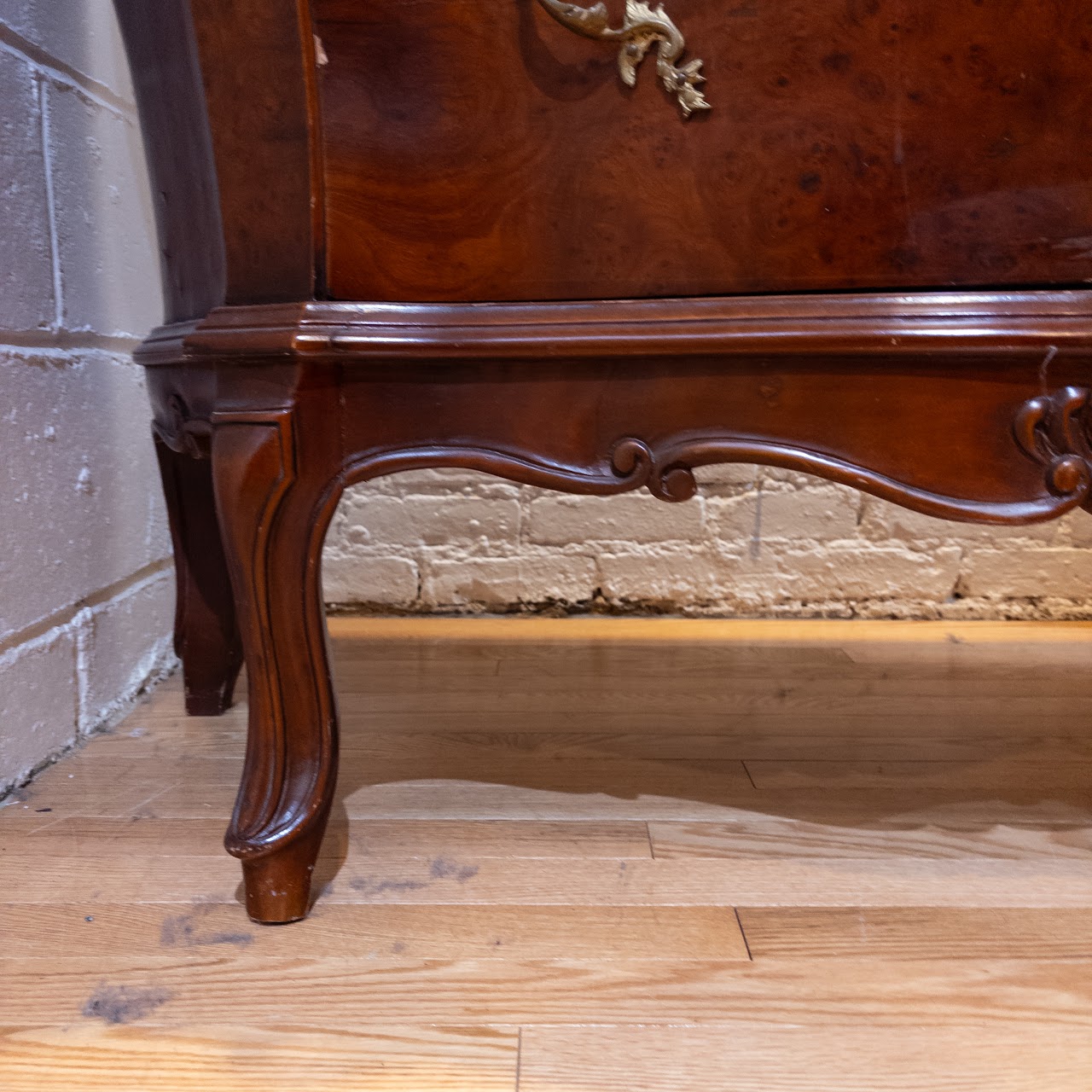 Marble Top Bombé Chest