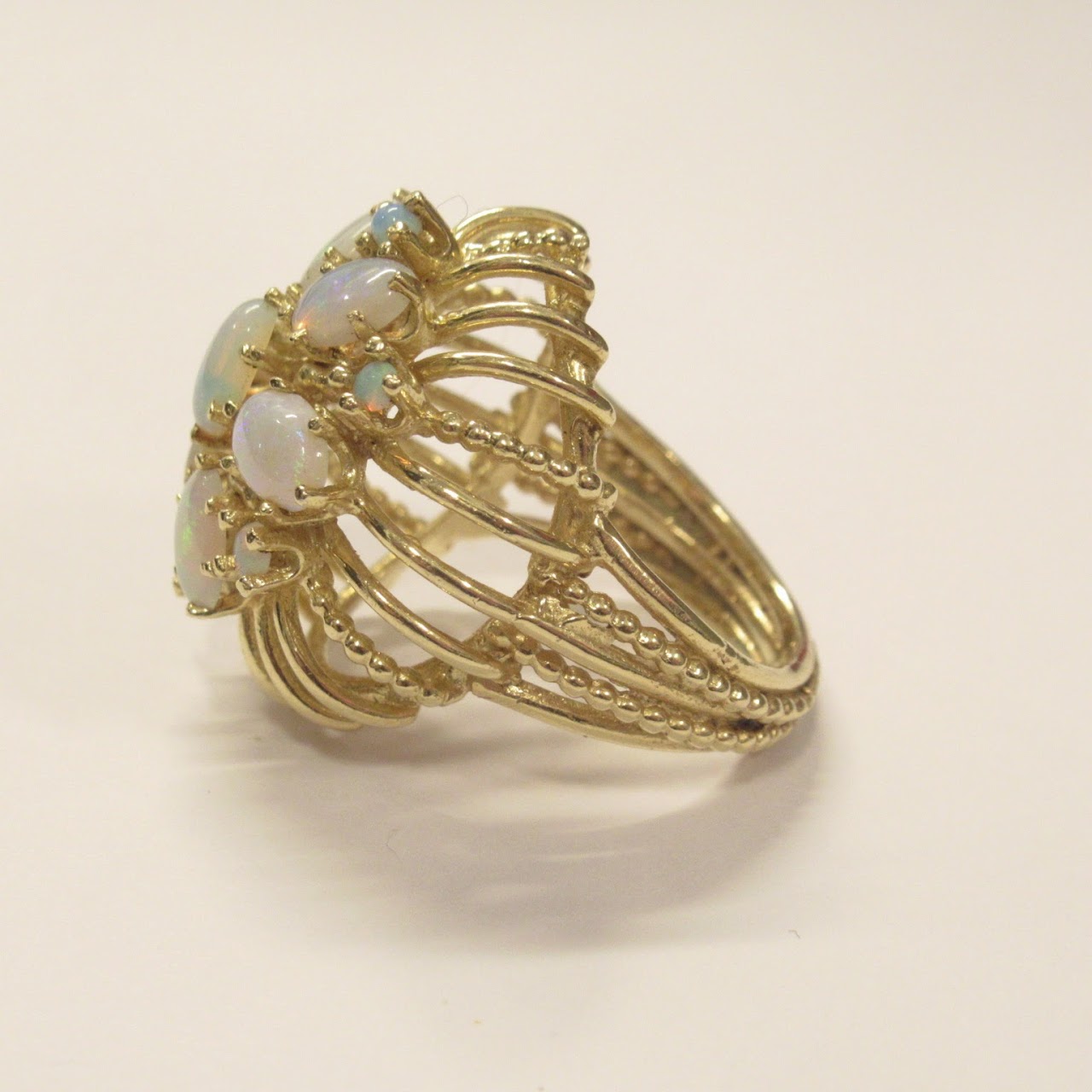 14K Gold Opal Ring