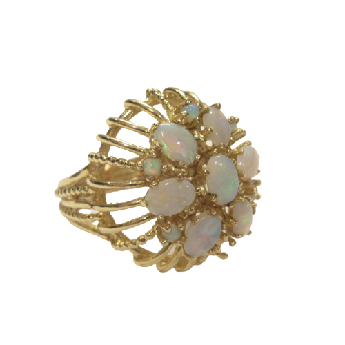 14K Gold Opal Ring