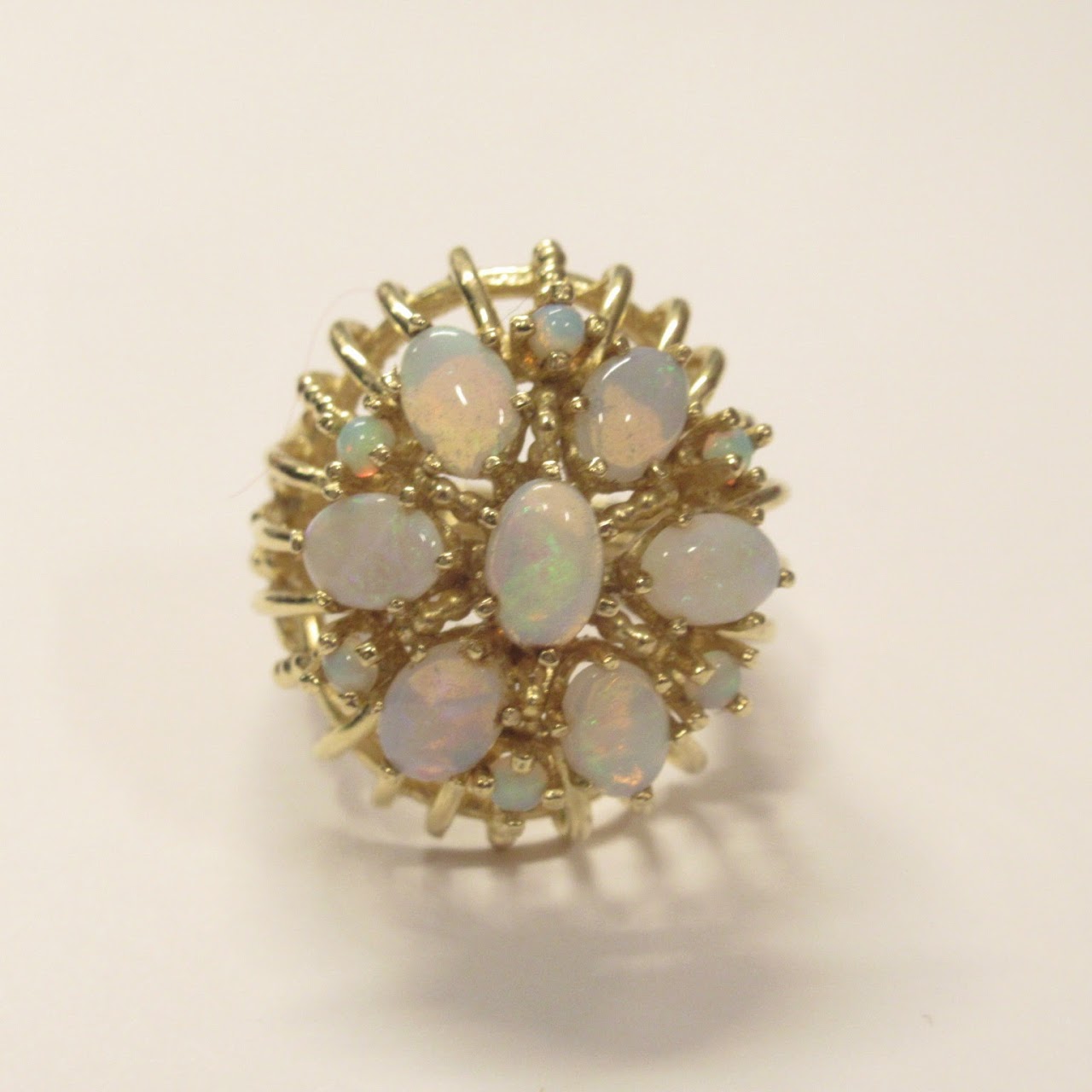 14K Gold Opal Ring