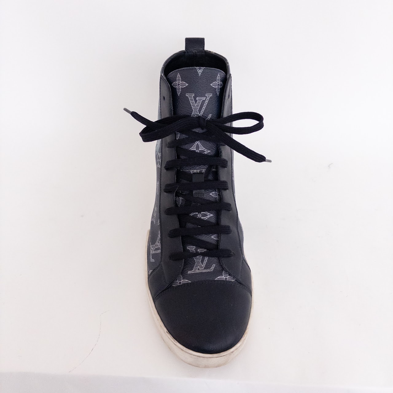 Louis Vuitton X Chapman Brothers Savane Monogram High Top Sneakers