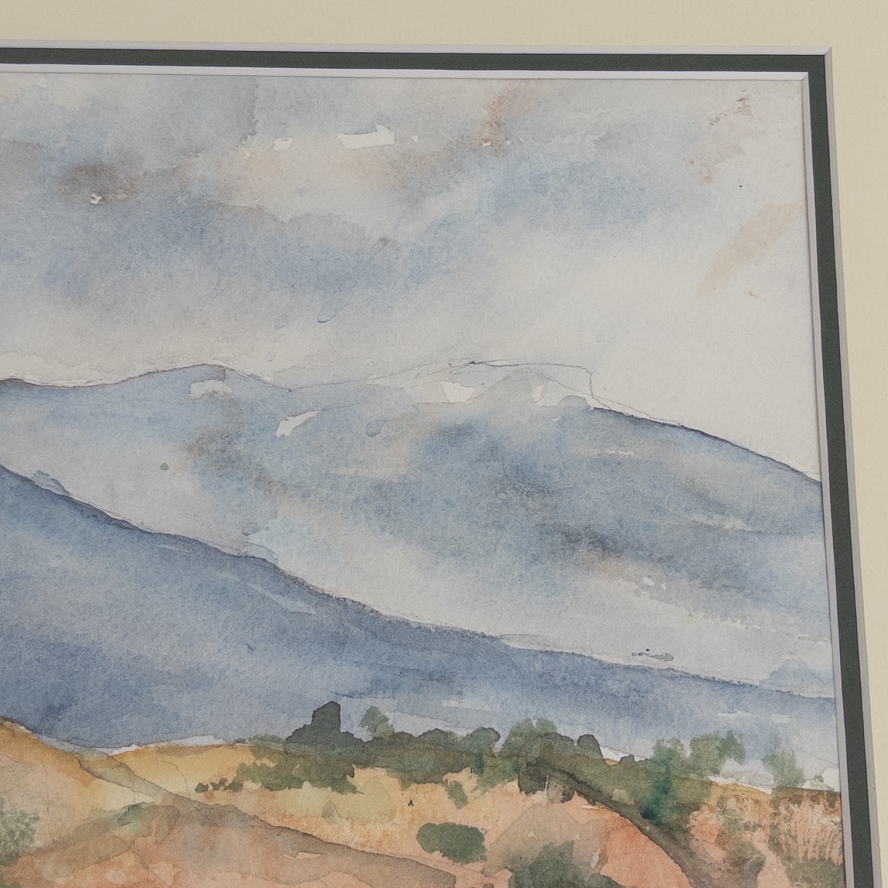 Barbara Martin Signed Watercolor Landscape Painting