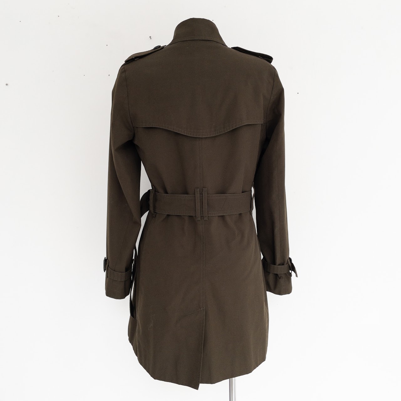 Burberry Mid Length Trench With Lining