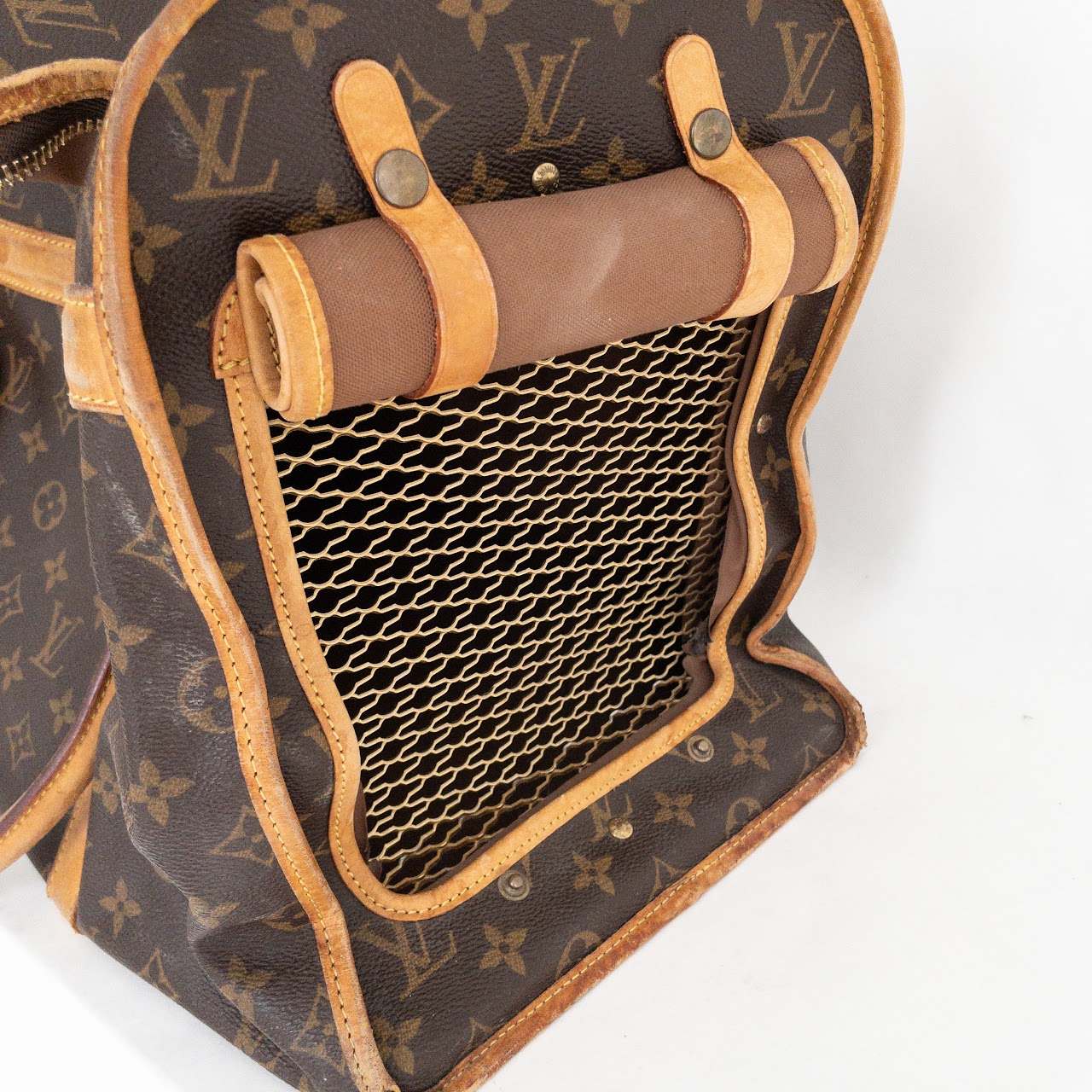 Louis Vuitton Logo Dog Carrier