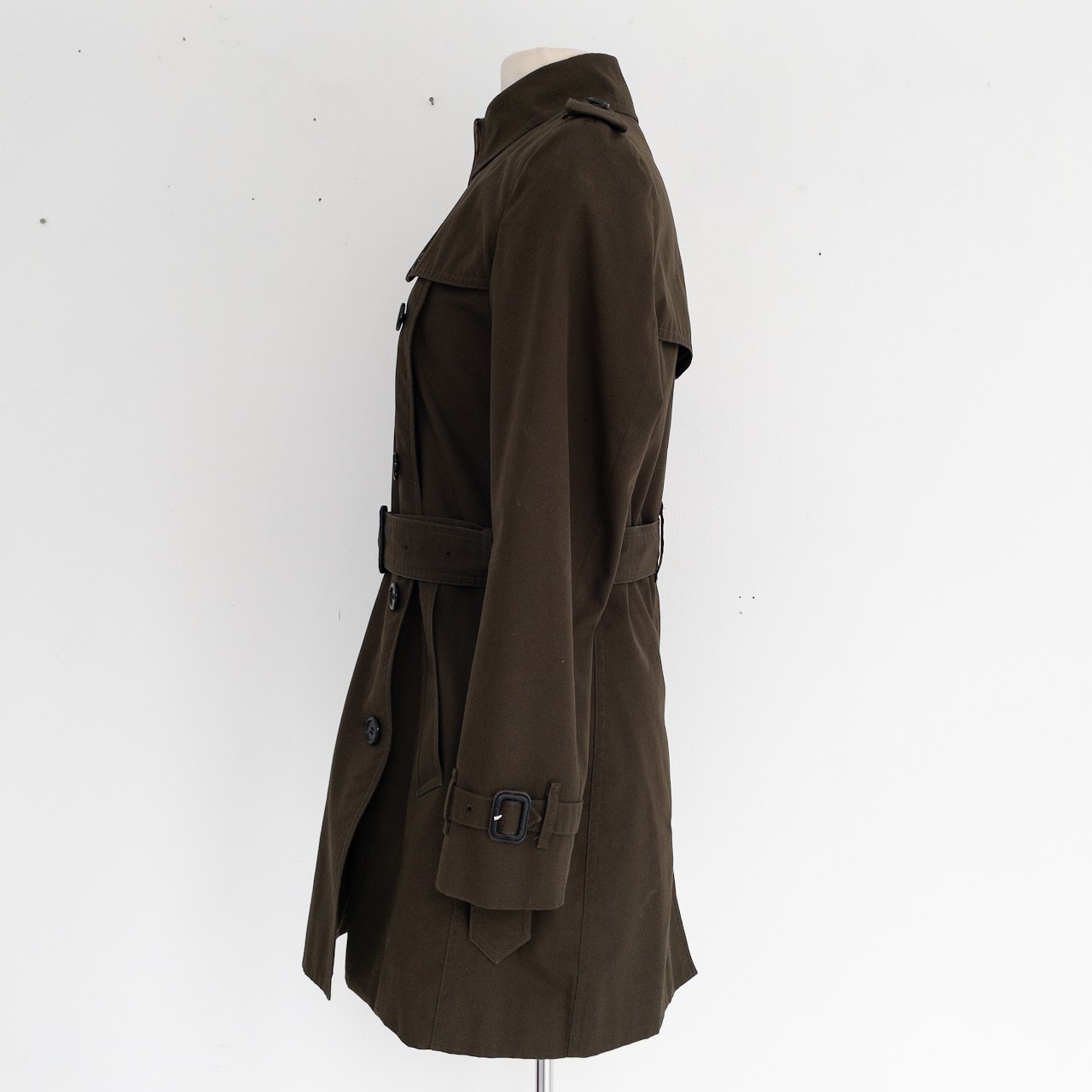 Burberry Mid Length Trench With Lining