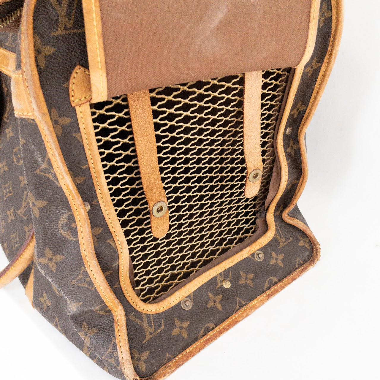 Louis Vuitton Logo Dog Carrier