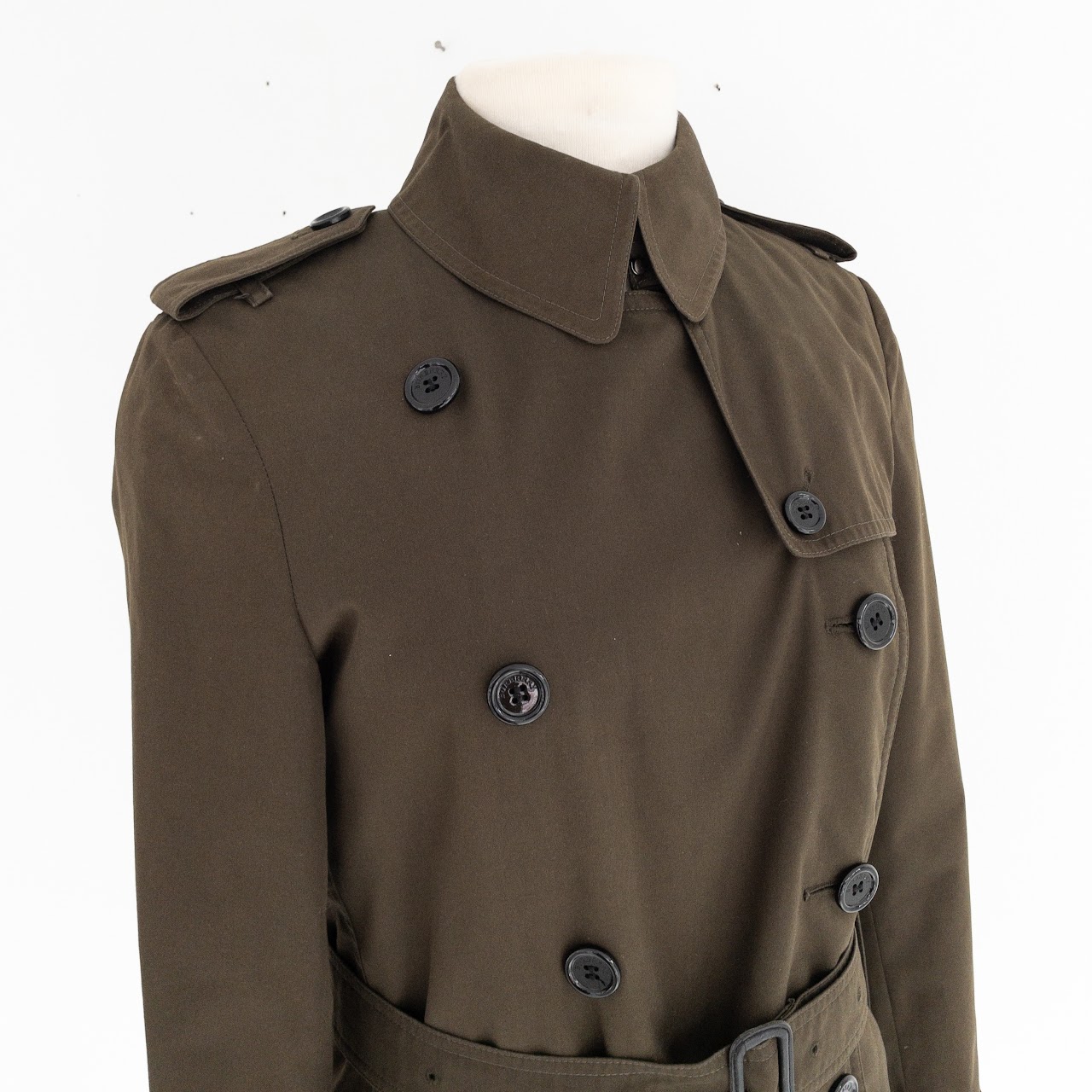 Burberry Mid Length Trench With Lining