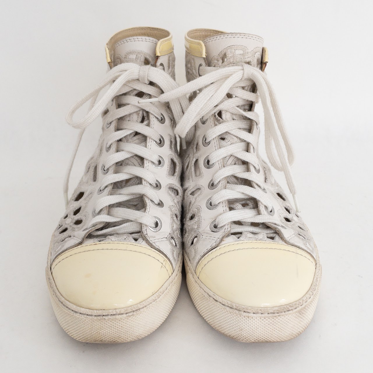 Chanel Open Shell Cap Toe Sneakers