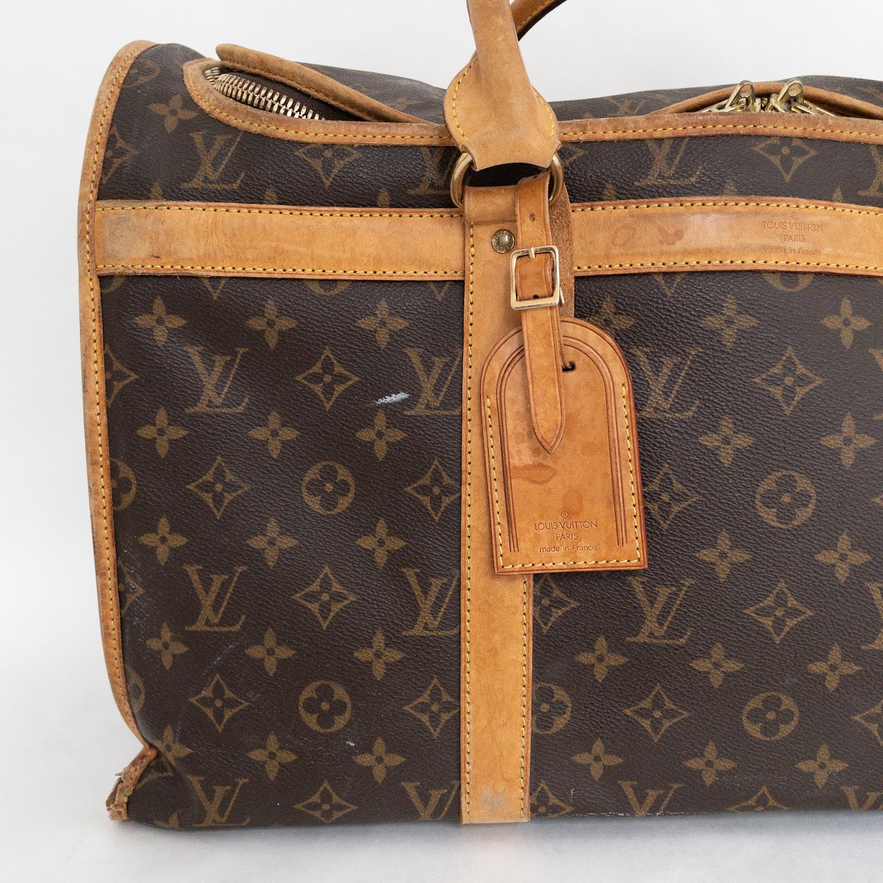 Louis Vuitton Logo Dog Carrier