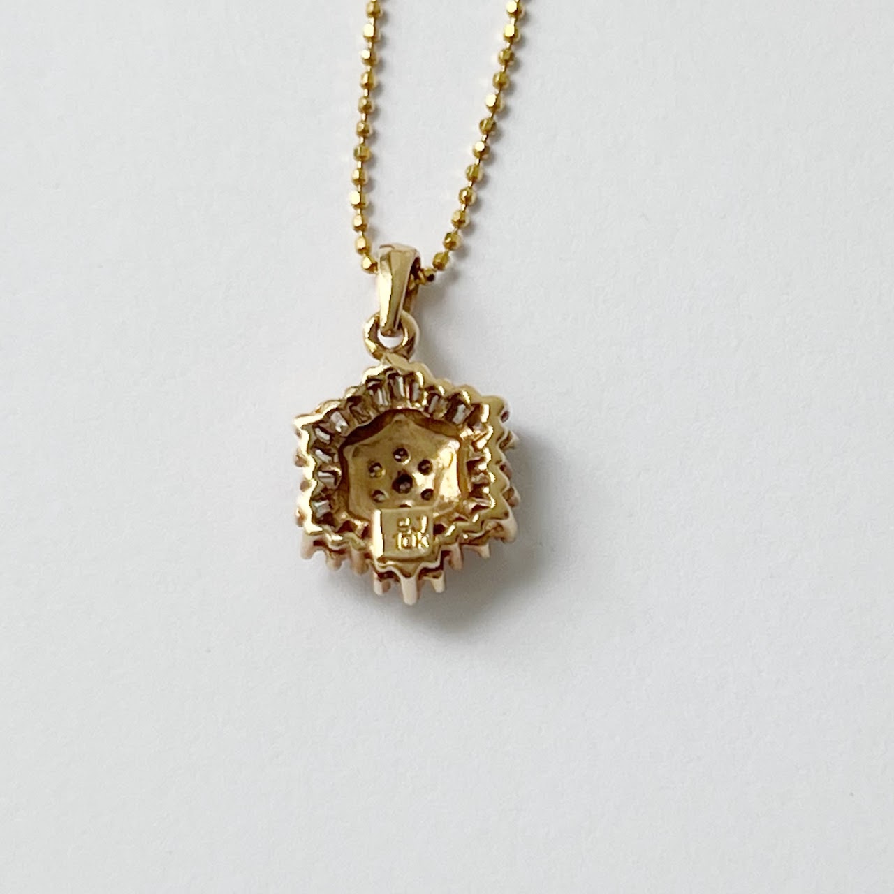 14K Necklace With 10K Pendant