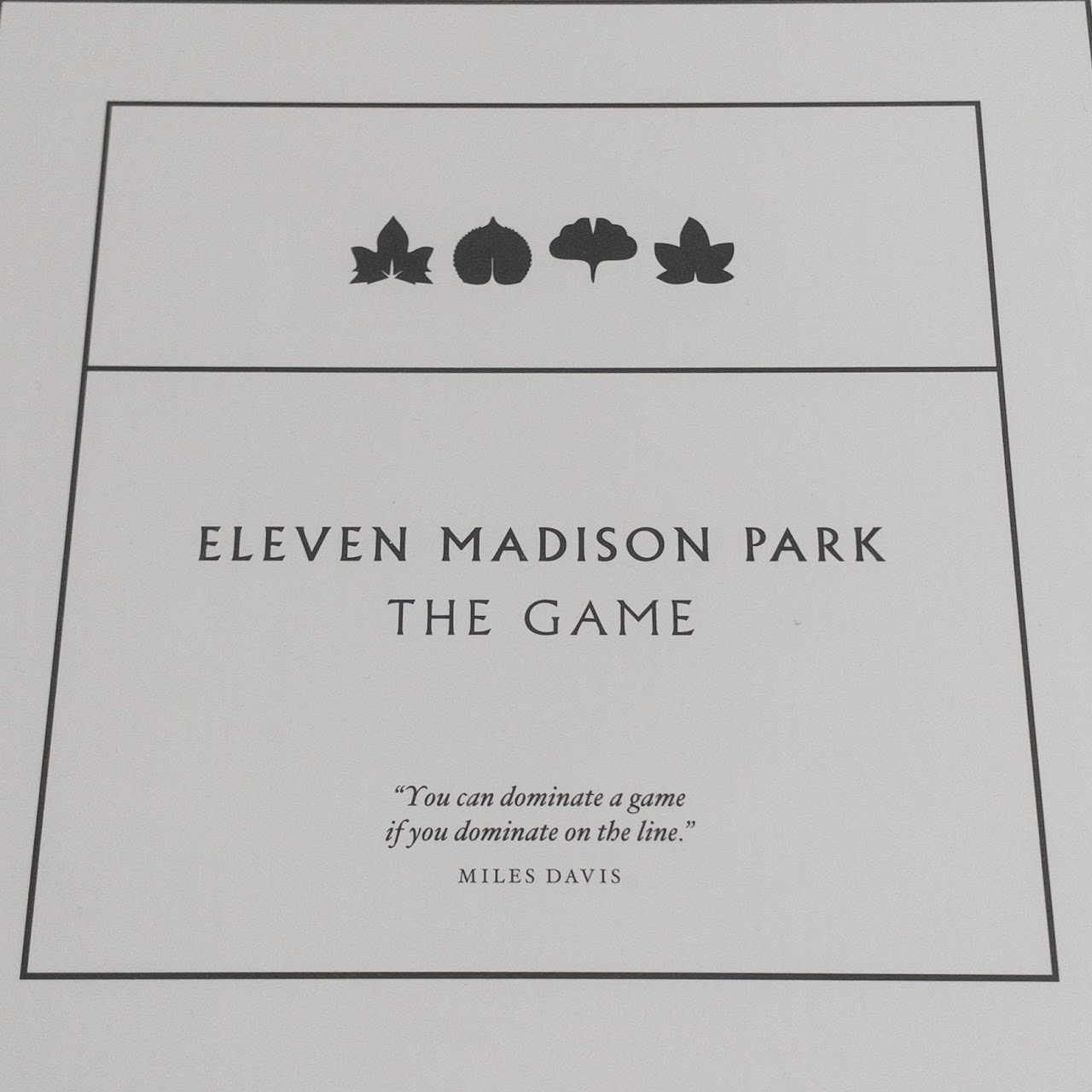 Eleven Madison Park The Game