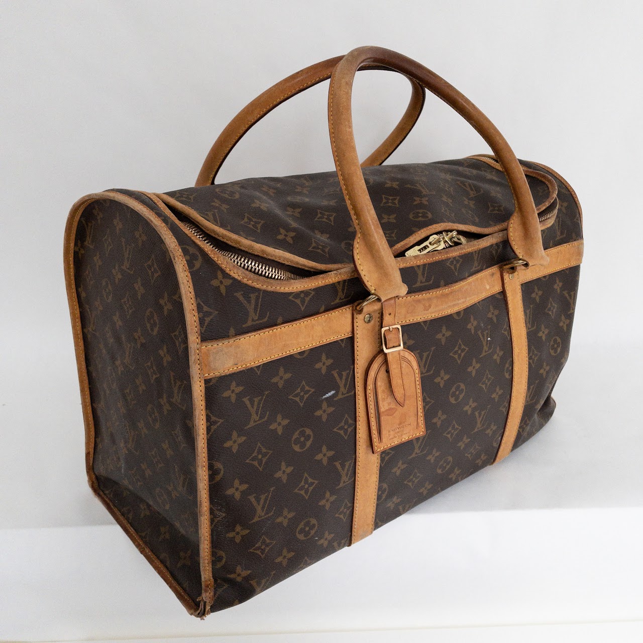 Louis Vuitton Logo Dog Carrier