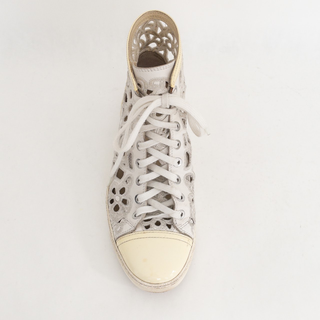 Chanel Open Shell Cap Toe Sneakers