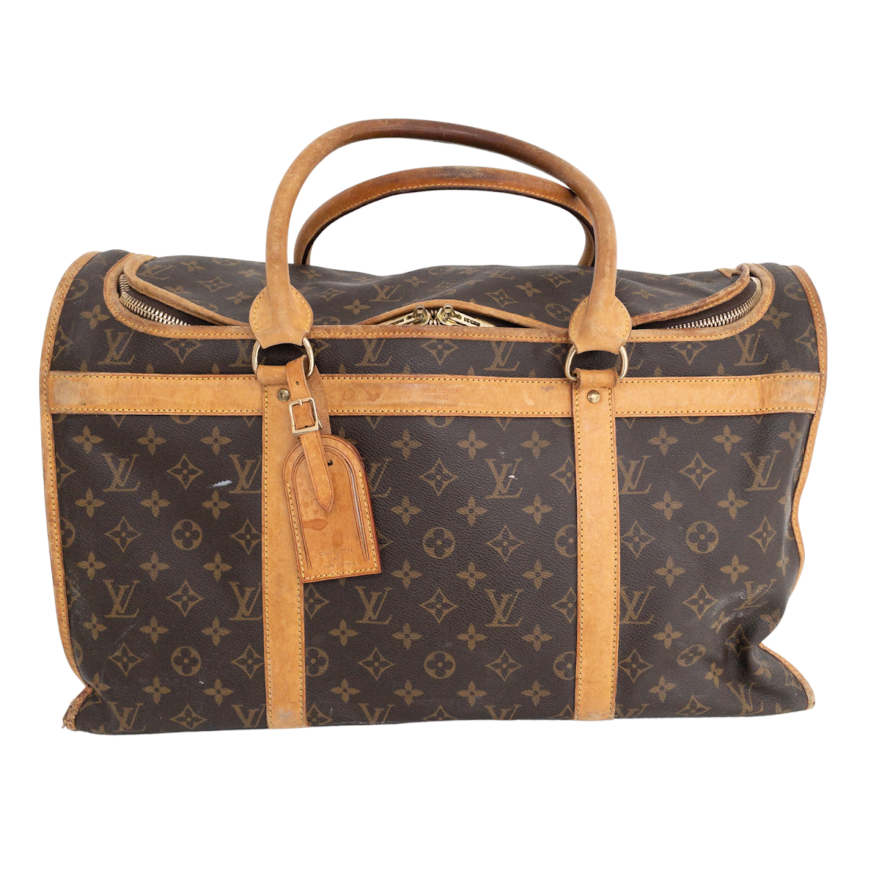 Louis Vuitton Logo Dog Carrier