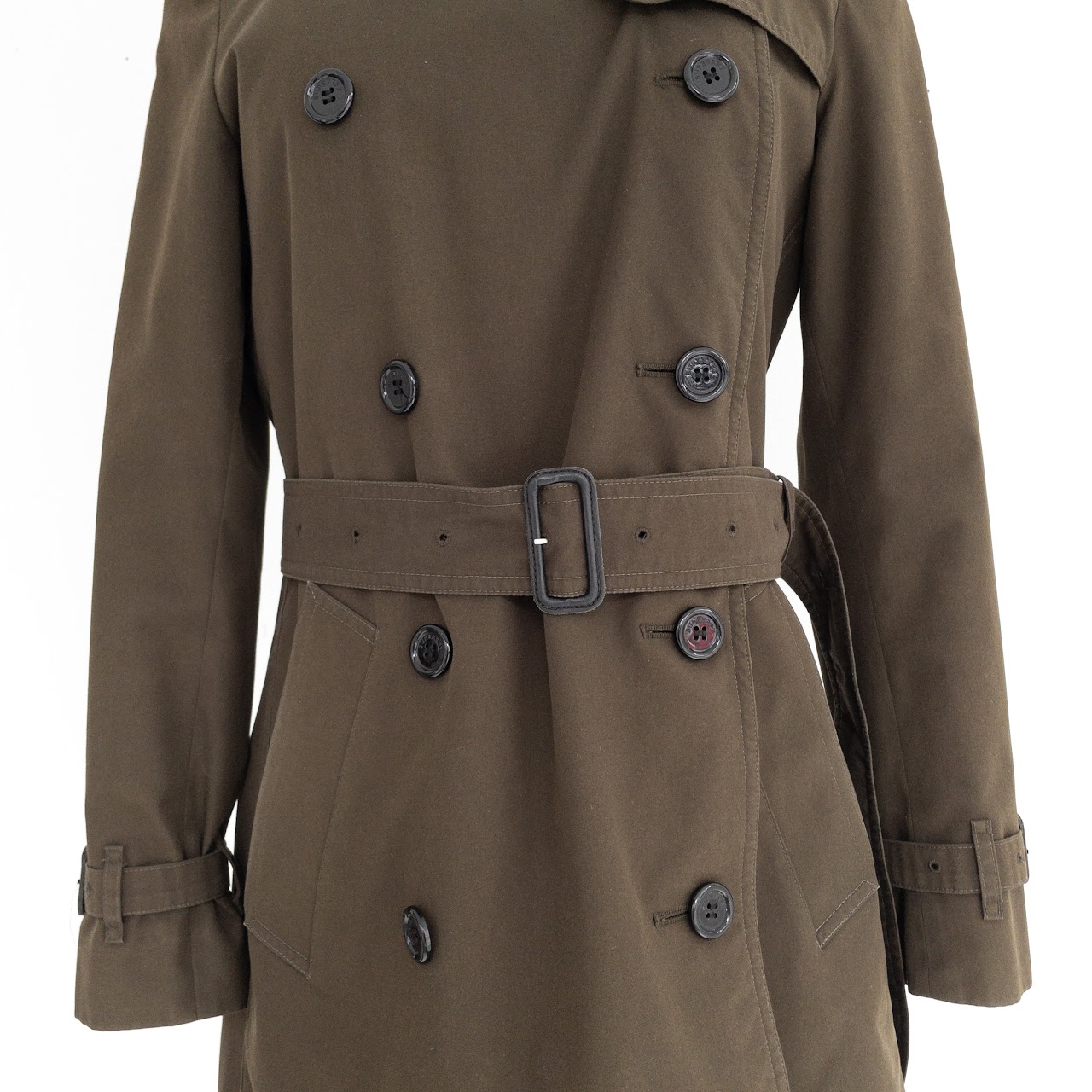 Burberry Mid Length Trench With Lining