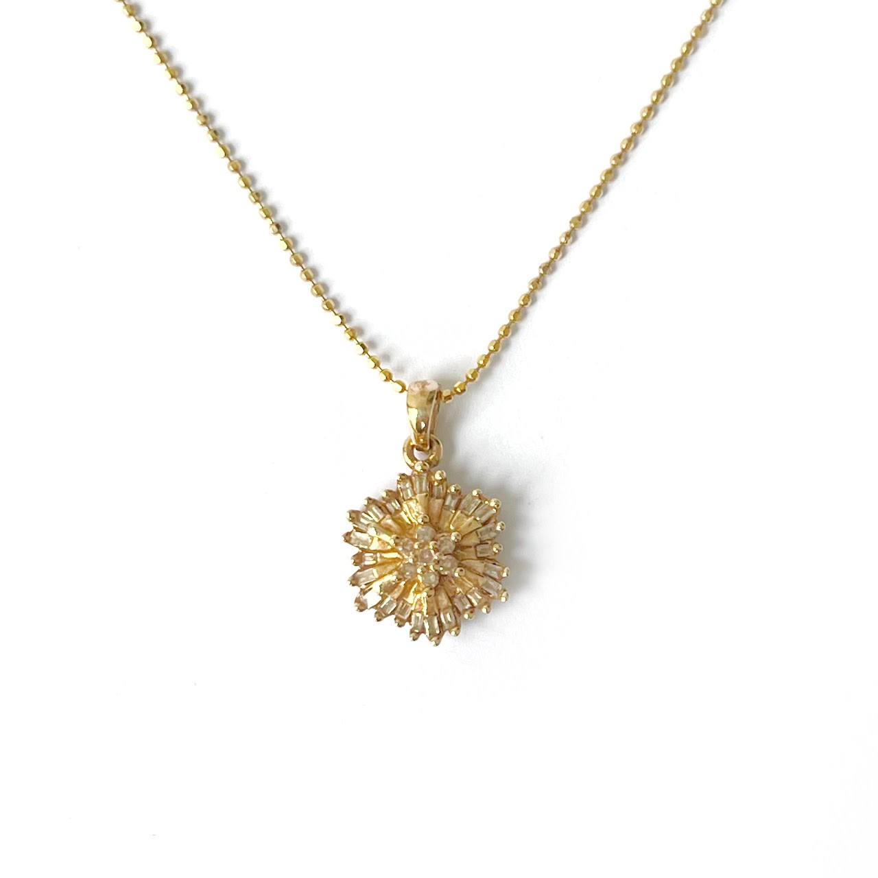 14K Necklace With 10K Pendant