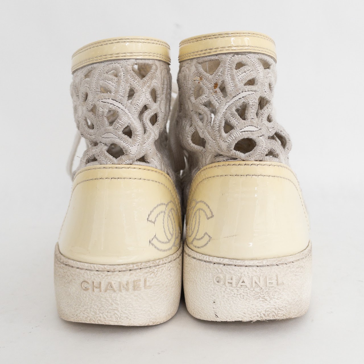 Chanel Open Shell Cap Toe Sneakers