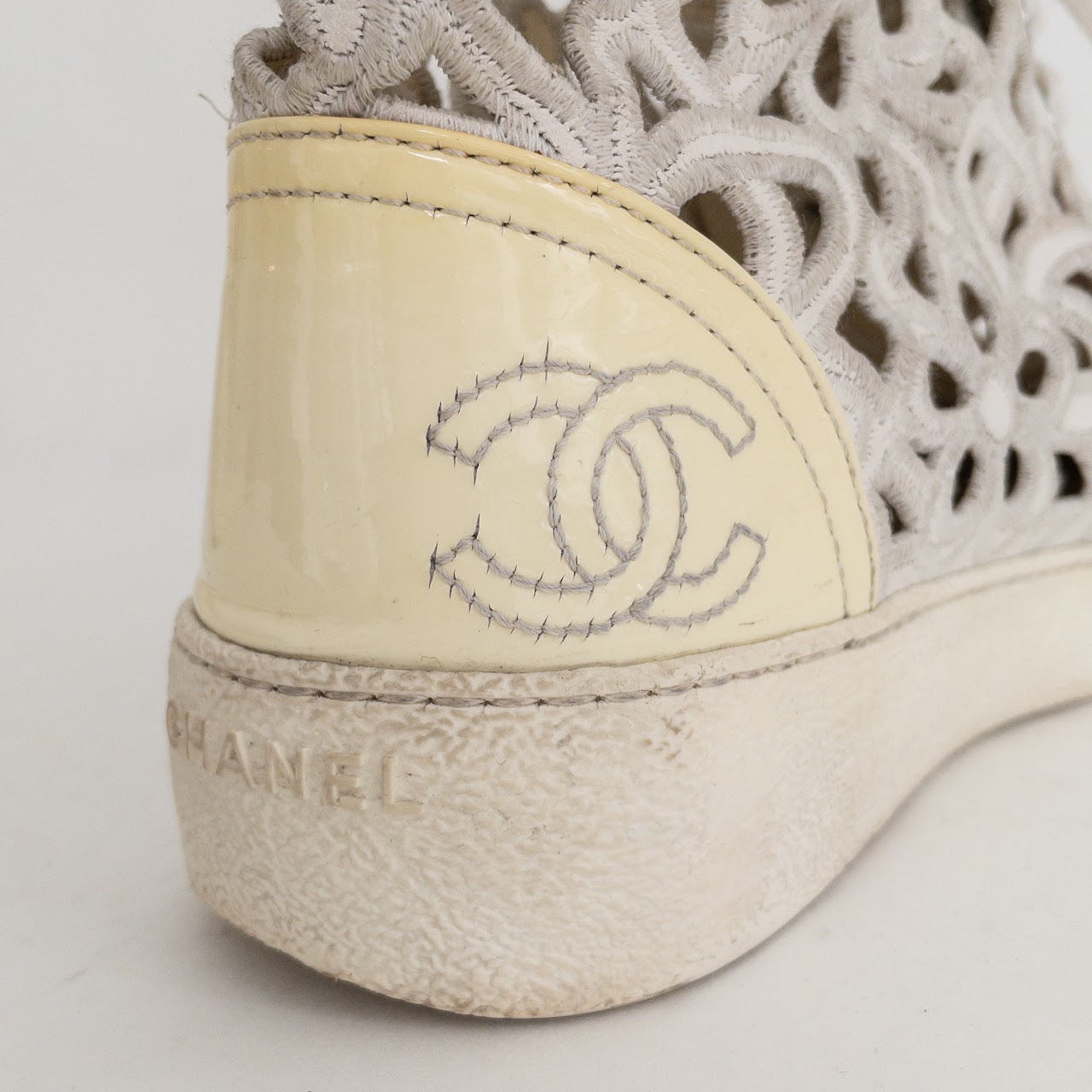 Chanel Open Shell Cap Toe Sneakers