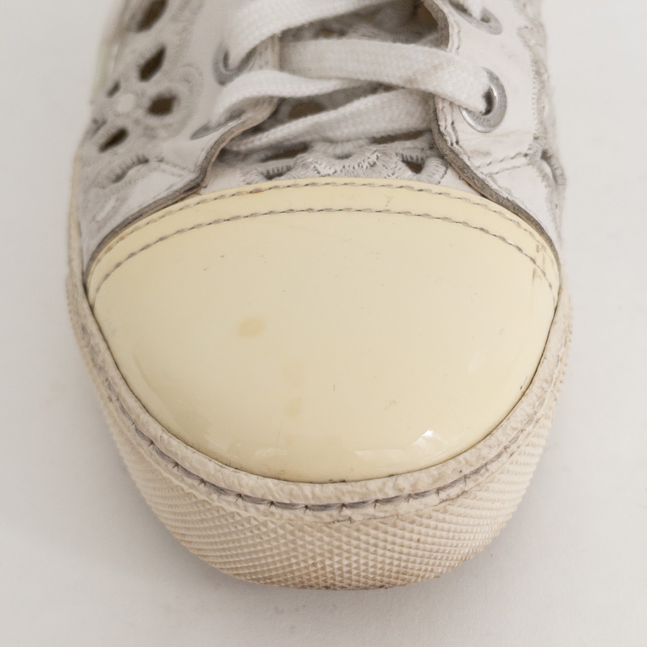 Chanel Open Shell Cap Toe Sneakers