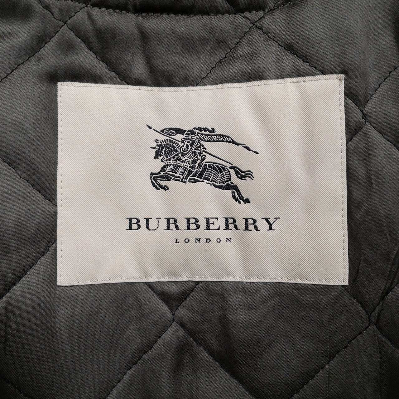 Burberry Mid Length Trench With Lining