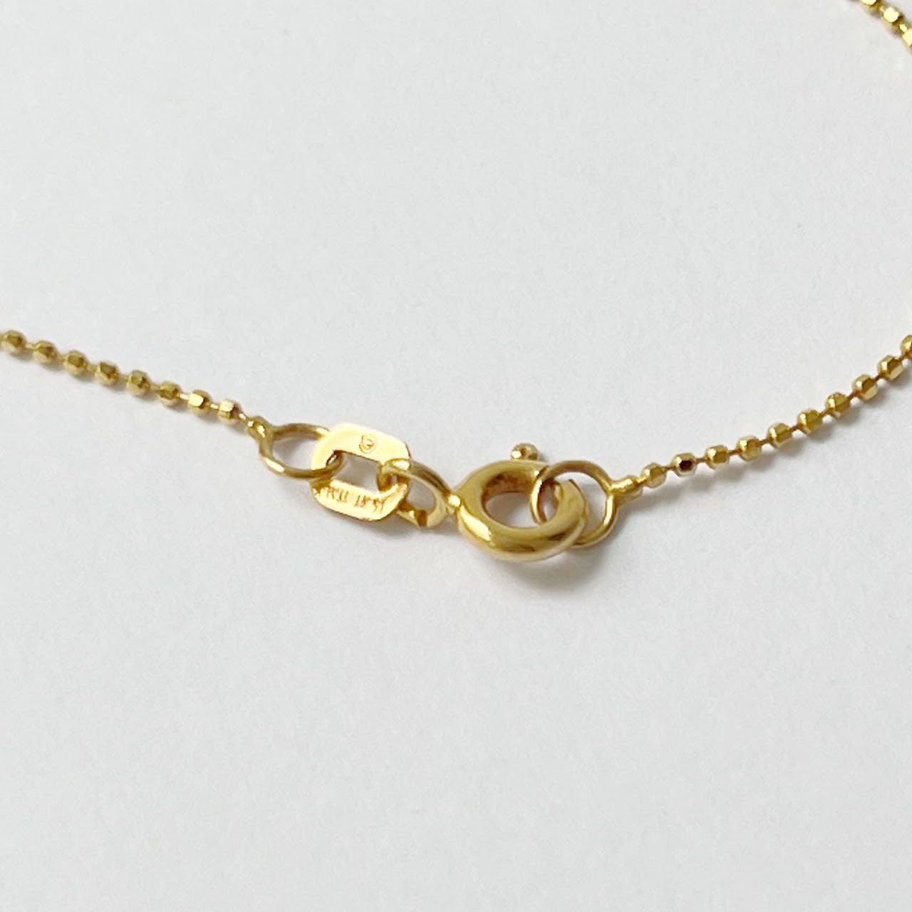 14K Necklace With 10K Pendant