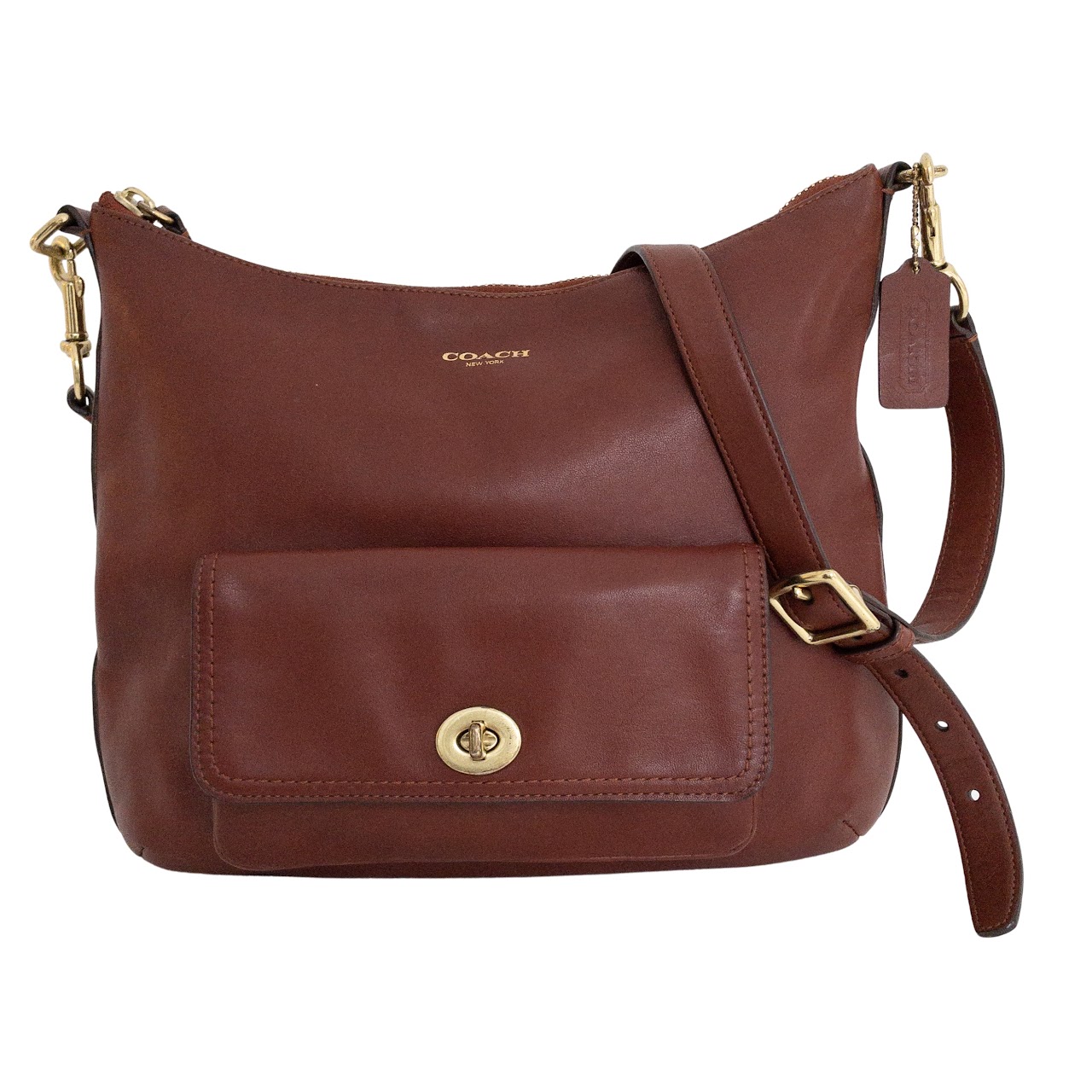 Coach Leather Hobo Bag