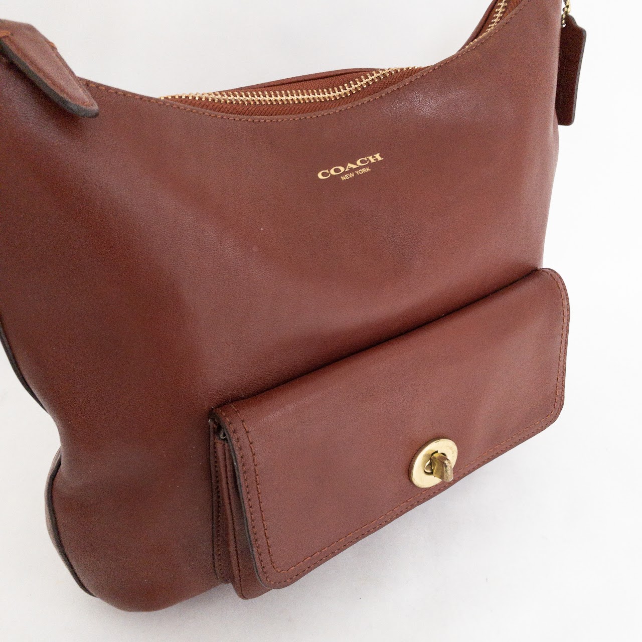 Coach Leather Hobo Bag