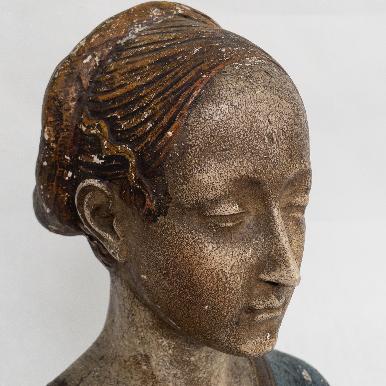 Chalkware Renaissance Bust