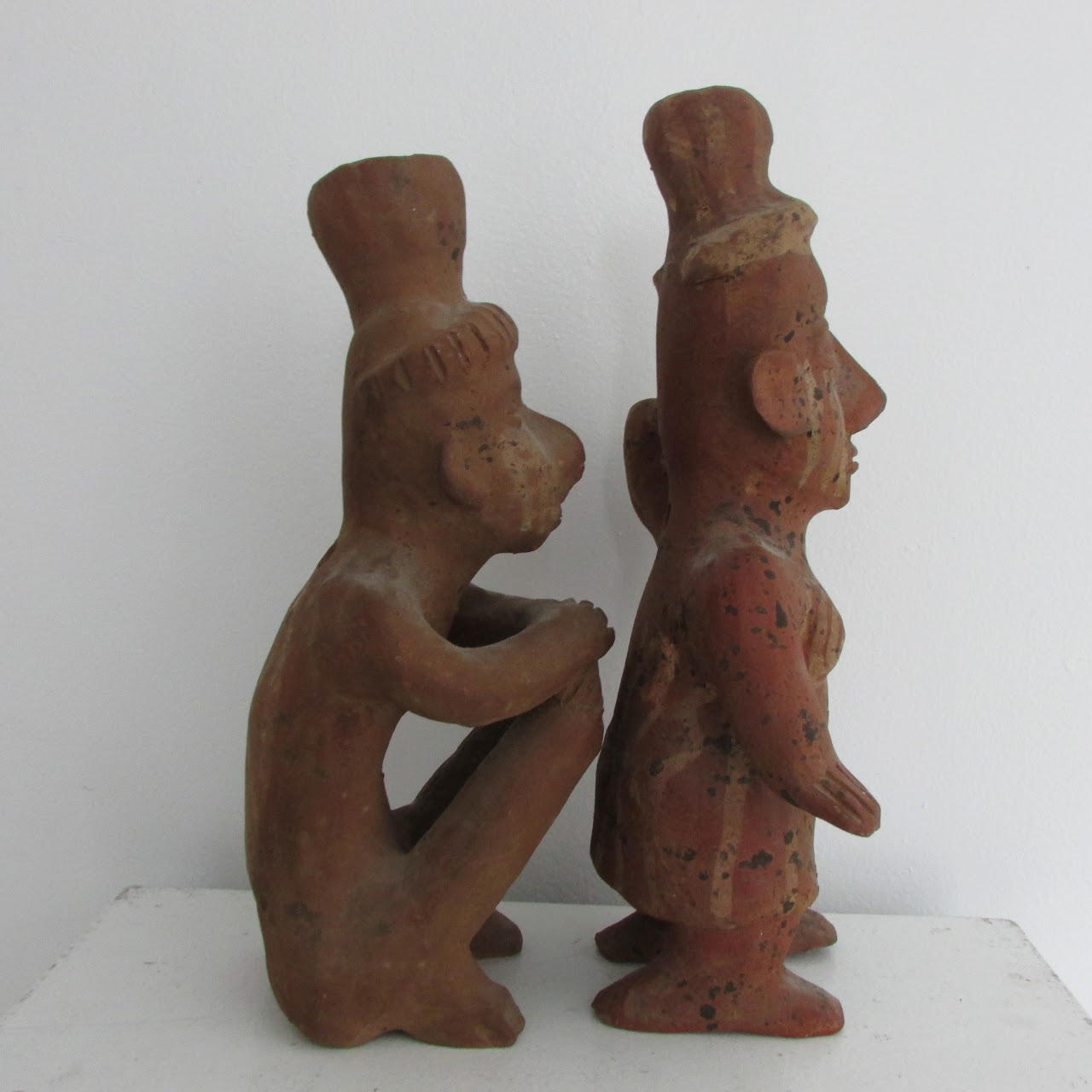 Two Indigenous Peoples Styled Candle Holders