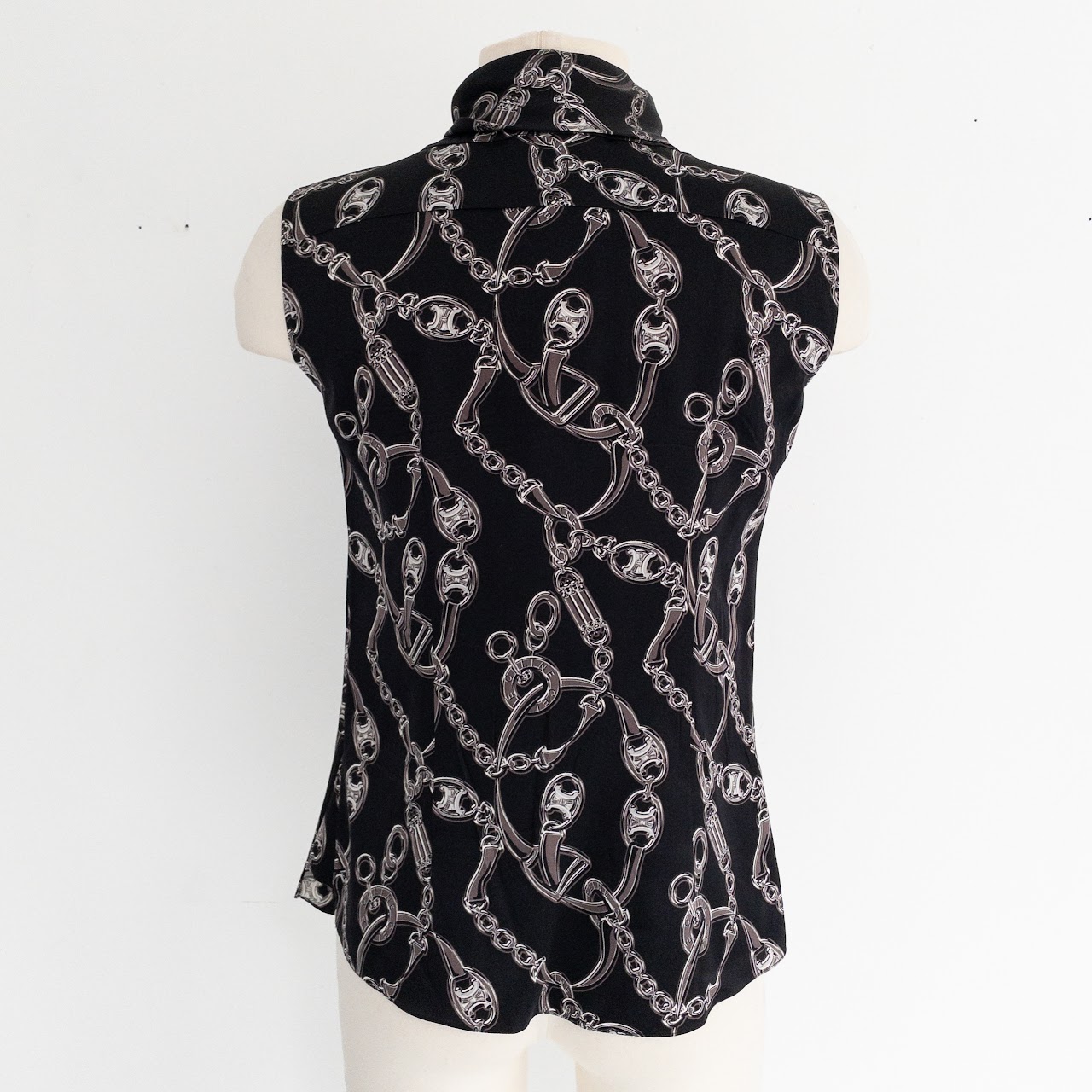 Céline Silk Chain Blouse