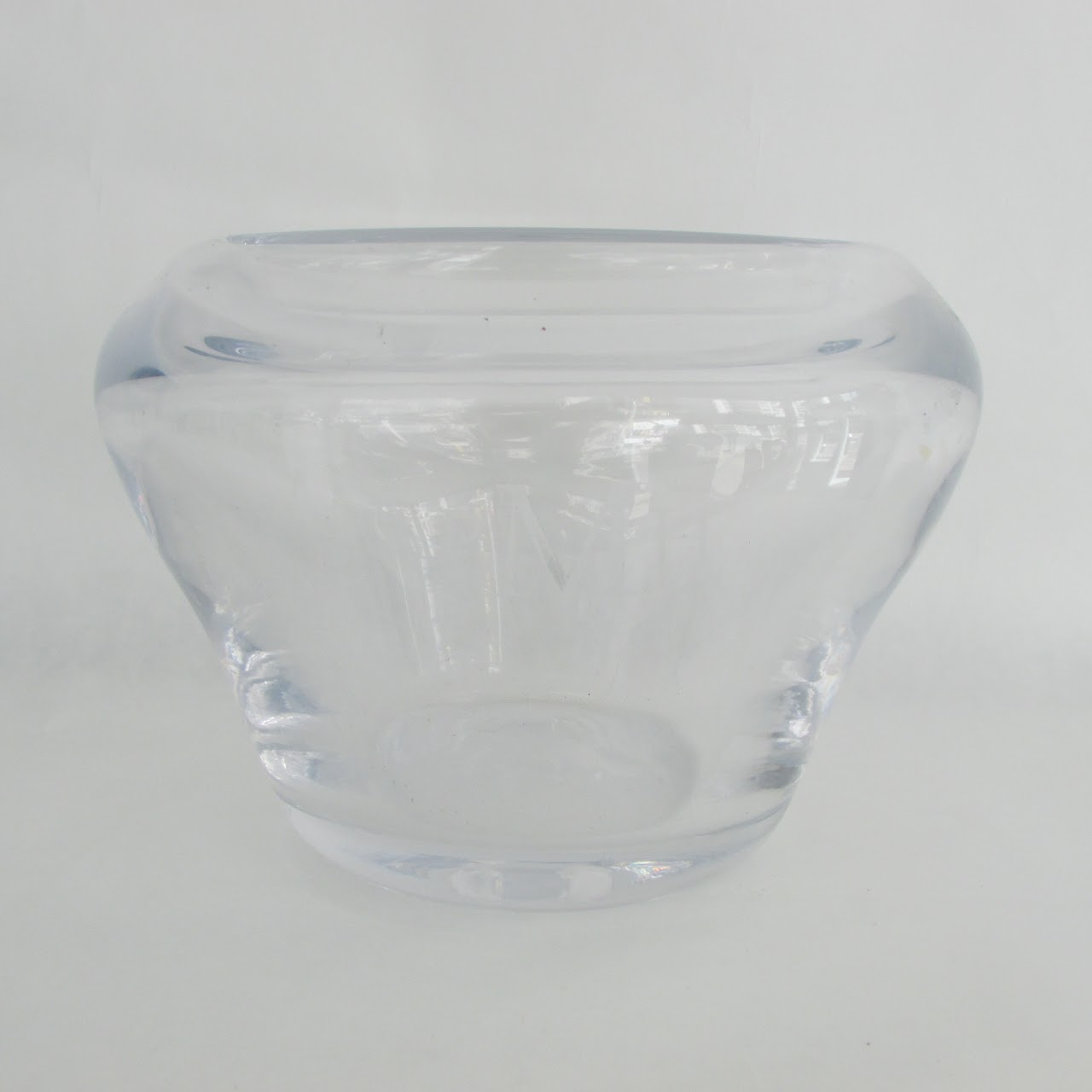 Simon Pearce Monogrammed Crystal Bowl